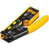Ewent Pinza Crimpatrice, Crimping Tool, Spelafili Multifunzione per Cavi Lan CAT.5e / CAT.6 / CAT.6A / CAT.7 & RJ11/12, Pinza Crimpatrice RJ45 Gialla