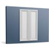 Orac Decor Orac 3D Rivestimento murale W124 BURLINGTON 80 cm x 50 cm x 2,2 cm Poliuretano espanso rigido primerizzato