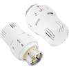 Jyving 1Pcs Valvola termostatica del radiatore valvole pneumatiche di controllo della temperatura testa del radiatore per il sistema di riscaldamento valvola-strumento