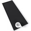 Moments of Glass SMC HIEMAL - Piatto doccia 70 x 180 cm, nero, RAL7021, extra piatto, robusto, superficie antiscivolo, effetto ardesia, con scarico incluso
