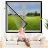 Eejovative Zanzariera Tenda Gatti 65x120cm Nero a Per Finestra Porta Interna
