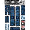 ROCKSHOX Sticker Set 35 mm Pike/Lyrik/Yari/Domain/Revelation, 11.4318.003.511 Pezzi di Ricambio, Blu, Standard