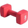 Pure2Improve Manubri di Sollevamento Pesi Rivestiti in Neoprene 8kg