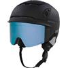 Oakley Unisex MOD 7 Casco con visiera, blackout-prizmsapphre irid, 55-59CM