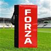 FORZA Contact & Push Rugby Pad - Scudo da rugby per allenamento con manici rinforzati, copertura in PVC resistente alle intemperie e schiuma ad impatto [Junior o Senior] (giallo, Junior)