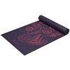 Gaiam Premium Print - Tappetino da yoga, motivo melanzana, 6 mm