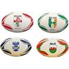 OnlySportsgear Gioco International Country Themed Rugby Balls Pallone, Adulti Unisex, Wales (Multicolore), 5