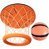 Iouyjiu Indoor Basketball Hoop | Foldable Room Basketball Game with Net Ball | Fun Sports Party Activity Set for Boys Girls Teens Adults | Home Bedroom Living Room Nursery Apartment Playroom