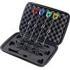RainbowBeauty 4pcs Allarme da Pesca Allarme Swinger LED Indicatore Illuminato Carpa Swingers Swingers Glassing Bobine 4 Colori Carpa Accessorio Strumenti di Pesca in Custodia zippata