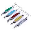Generico Set 5 Trolling Spoon Ondulati Tonnetto Pesca Traina e Spinning Cucchiaini Ondulanti Esche Artificiali