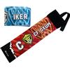 OXUM Sport: Fascia da Capitano Personalizzata per Il Calcio - Aggiungi Il Tuo Stemma, Nome e Colori - Fascia Elastica, Regolabile e Resistente - Design Kraken