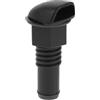 PENIKOKO Tappo di Scarico a Vite per Barche con Filtro a Maglia Fine Valvola di Scarico in Plastica Nera per Vasche Vive Raccordo Passascafo Compatibile per Kayak e Yacht Marine