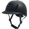 Oshhni Casco da Equitazione Cappello da Equitazione Casco da Bici Attrezzatura equestre con Fodera Rimovibile Cappello Protettivo Cappello da Equitazione per, Completamente Nero