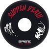 Base Outdoor Inline Roller PRO Sudden Death | Confezione da 4 | Durezza 84A | Estremamente Durevole | Forte Presa | Nero | Adatto a Tutte Le Marche in Linea Standard