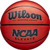 Wilson Pallone da Basket NCAA ELEVATE, Utilizzo Indoor e Outdoor, Arancione, 5