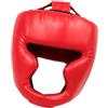 LOVIVER Casco da Boxe Protezione per la Testa per Le guance Casco da Boxe Protezione per la Testa per Grappling Wrestling Kickboxing, Rosso Adulto