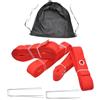 F Fityle Linee di pallavolo della Spiaggia per Allenamento di Campo Borderline Esercizio Linee Portatili Che segna Il Kit di marcatore di Corte per, Rosso