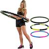 MOVIT Hula Hoop - da Adulti e Bambini, Massaggiante, Magnete Dimagrante, Regolabile, 0,9/1,3/1,7kg, Colore a Scelta - Cerchio per Ginnastica, Fitness, Hoola Hoop, Perdita di Peso