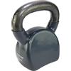 Tunturi 14TUSCL350 Kettlebell - Kettle Bell In Vinile - Grigio - 14 Kg, Unisex - Adulto, Grey, 14 kg