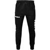 LEGEA Pantaloni Sportivi Bogota' Nero da Sport Uomo con Tasche con Zip e Zip alle Caviglie