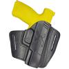VlaMiTex U5 Fondina a estrazione rapida per cintura, in pelle, per CZ 75 P-07 Duty / CZ P-10C