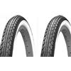 Kenda 2 COPERTONI Kenda 24 X 1.75 (47-507) Pneumatici B/N K123 Gomma Bici Bicicletta City Bike Bambino 24"