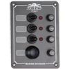TREM Pannello Elettrico Serie Marine con interruttori stagni + Pulsante Tromba e spie Luminose