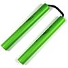 Glield 26cm Bambini Nunchaku Schiuma Spugna Pratica Formazione Esercizi con Cavo SJG01 (Verde)