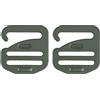 Peminkoo Connettore per Tasca Mag Tactical F.CPC G Gancio per Cinghia Don/DOFF Gilet da Caccia K.angaroo Punto di Attacco modulare Accessori in Metallo (Black)