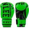 Ben Lee Benlee - Guanti da boxe in ecopelle Chunky B Neon Green 12oz