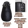 mmasport sacco boxe a pera o goccia drop bag prodotto in Italia vari pesi e misure (PIENO x 25 Kg)
