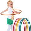 HOOPOMANIA Kids Hula Hoop unicolore [Ø80cm - bianco] Hullahupp da 8 anni