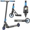 STAR SCOOTER Freestyle Stunt Scooter professionale Monopattino per adulti e bambini da 8 anni | HIC 110mm Pro | Nero Cromo