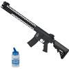 ECOMMUR Colt M4 Harvest AEG nera Full Metal elettrica (6 mm) | Fucile Airsoft (pallini in PVC) calibro 6 mm + caricatore 1000 pallini 0,20 g. (Potenza: 0,9 joule)
