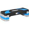 HOMCOM Stepper Fitness Aerobic - Aosom.fr x FFHandball - altezza regolabile 10/15/20 cm superficie antiderapante 80 x 31 x 20 cm nero blu