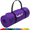 MOVIT Tappetino da Yoga - Pieghevole, Antiscivolo, da Viaggio/Casa, Lavabile, Spessore 15/10mm, Colore e Dimensione a Scelta - Tappeto Palestra, Materassino da Fitness, Pilates, Ginnastica, Yoga Mat