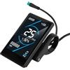 Dilwe Display per Bici Meter per Ciclo Elettrico Display Cycling Computer 24-72V Schermo LCD Colorato HD HD con Dati in Tempo Reale Smart Resistente Rainia per Le Bici da Pendolare di Montagna