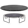 Arebos Telo di copertura per trampolino Ø 244 cm Nero antistrappo e resistente ai raggi UV Telo di protezione dalle intemperie Resistente alle intemperie Copertura protettiva per trampolino