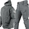 SAYEYBU Giacca E Pantaloni Tattici da Uomo, Uniforme Militare da Caccia ACU, 2 Pezzi, Completo,Camuflaje03,XXL