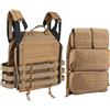 Tactical Area Gilet tattico JPC Molle Airsoft Multicam con Kit di espansione Esterno 2.0 di Grande capacità