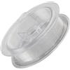 BlissfulAbode Lenza per esche da pesca in fluorocarbonio da 100 m, in fibra di carbonio, linea morbida, trasparente e invisibile per pesca in mare d'acqua dolce e salata (2,0-0,23 mm-4,3 kg, bianco)