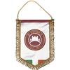 A.S.CITTADELLA 1973 A.S. CITTADELLA 1973, Gagliardetto Ufficiale, Bianco con Logo Granata e Dettagli Oro, Nuovo Logo Cittadella Calcio, Dettaglio Bandiera Italiana, Gadget Calcio Ufficiali, Regalo Unisex Adulti