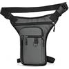 Rianpesn Borsa da Gamba a Goccia | Drop Leg Bag, da Ciclismo per Uomo | Gamba Regolabile per Cellulare, Chiave, Portafoglio, Bollitore, Guanti, Accessori Moto