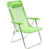 SUNNY STAR SEDIA ROCHELLE IN ALLUMINIO 60x41x100cm BLU