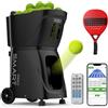 Generic PT Smart PRO Padel Ball Machine Attrezzatura da allenamento con controllo app per Android/iOS e Apple Watch, grande capacità, lanciatore di palline portatile, 20 punti di atterraggio, distanza 3-40 m