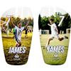Oxum Sport - Parastinchi da calcio personalizzati per bambini e adulti - Personalizza con la tua foto, numero e nome - Sacchetto regalo per parastinchi - Gamma One Gilds