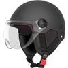 Generico Casco di scooter elettrici per adulti con protezione d'orecchio per uomini e donne, casco per biciclette con visiera, caschi di bici elettriche leggere per scooter, skateboard, motociclette