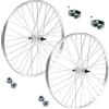 MADICKS COPPIA RUOTA/CERCHIO ANTERIORE + POSTERIORE 26 X 1. 3/8 BICI ATTACCO STANDARD 1 VELOCITÀ ALLUMINIO/ACCIAIO 26X1.38 OLANDA - BICICLETTA CITY BIKE - PASSEGGIO DADI DI FISSAGGIO E FLAP INCLUSI