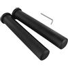 Gettimore 2 manicotti adattatori per bilanciere, converte 1 piastre standard in 2 montanti per una maggiore stabilità e compatibilità con varie attrezzature per il fitness (50 x 300 mm)