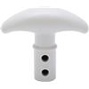 01 Kayak Canoa T Paddle Handle, Manico a Forma di T PVC Conveniente Durevole Facile da installare con Alta qualità per SUP(Grigio)